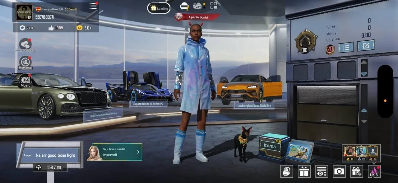 PGM296 3 Mythic Sport Cars, 70+ Mythic Skins, Gold Rank, Lv83, Lots of Leveled Guns, Old Fat Acc, 1 In Stock (G)